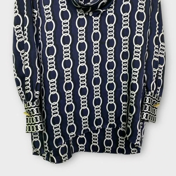 Zara Chain Link Satin Top - Picture 4 of 10